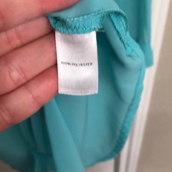 Frenchi sheer button down tunic - Picture 2 of 7